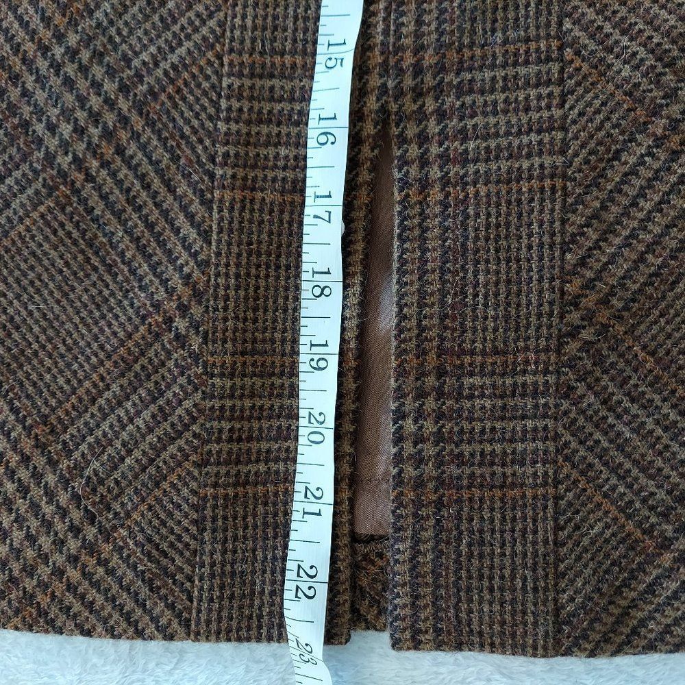 Vintage MaxMara Wool Alpaca Plaid Skirt - Picture 8 of 15